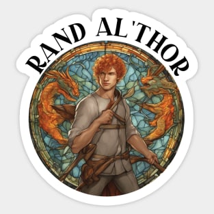 rand al thor - dragon reborn Sticker